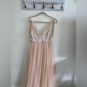 Needle & Thread Size 4 Beaded Tulle Gown